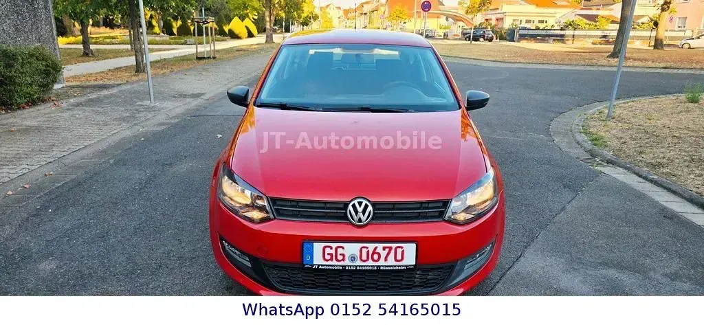 Gebraucht VW Polo Trendline 90 PS (66 kW) 2011 Orange Kleinwagen