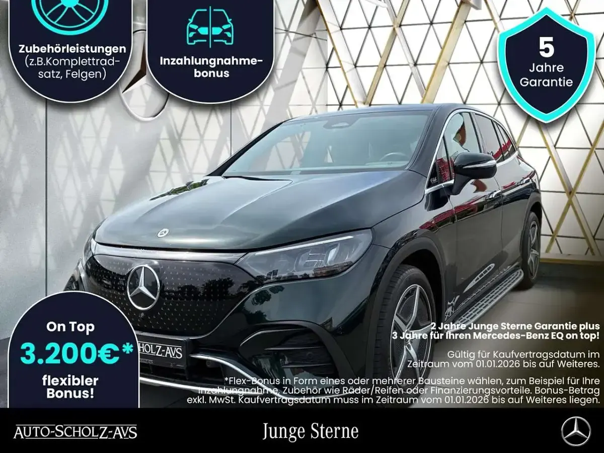 Gebraucht Mercedes EQE350 AMG 214 kW (292 PS) 2024 Metalliclack smaragdgrün metal SUV