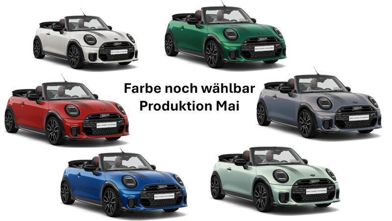 Grau Neu 2025 Mini John Cooper Works Cabriolet Cabrio | 34.590 € - Bild 1/4