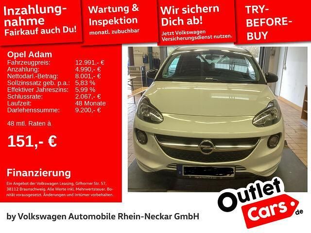 Gebraucht Opel Adam S 150 PS (110 kW) 2018 Weiß Kleinwagen