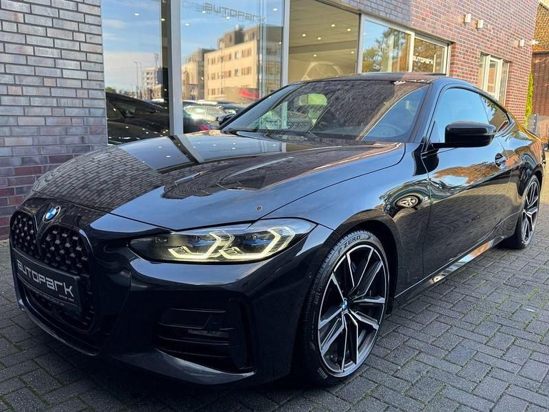 Schwarz Gebraucht 2021 BMW 430 M Sport Coupé | 32.990 € - Bild 1/4