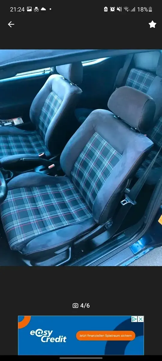 Gebraucht VW Golf Cabriolet 75 PS (55 kW) 1995 Blau Cabrio