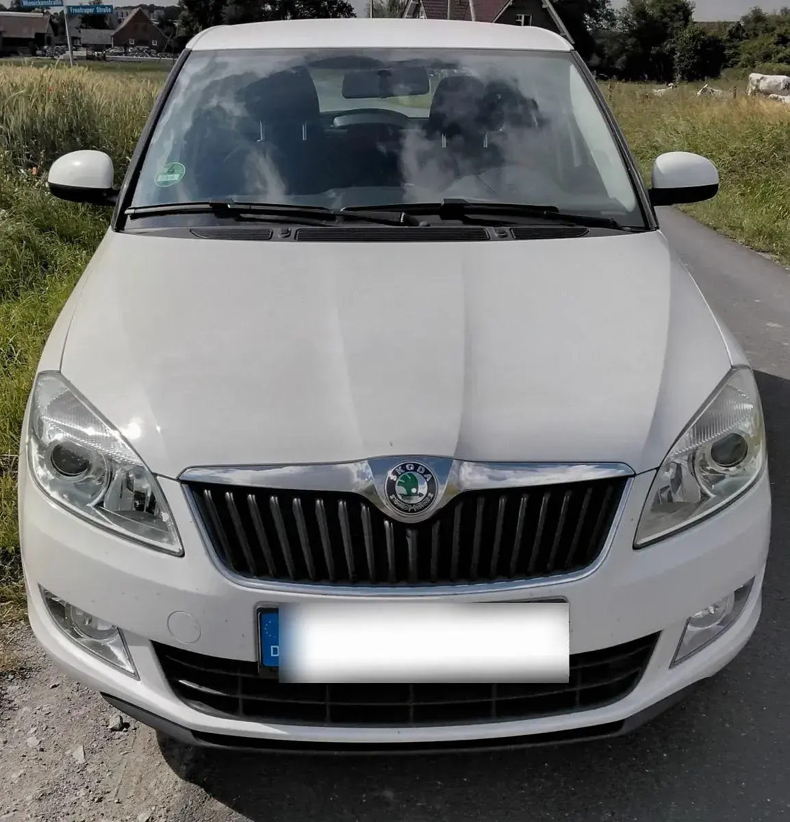 Gebraucht Skoda Fabia 60 PS (44 kW) 2012 Weiß Kleinwagen