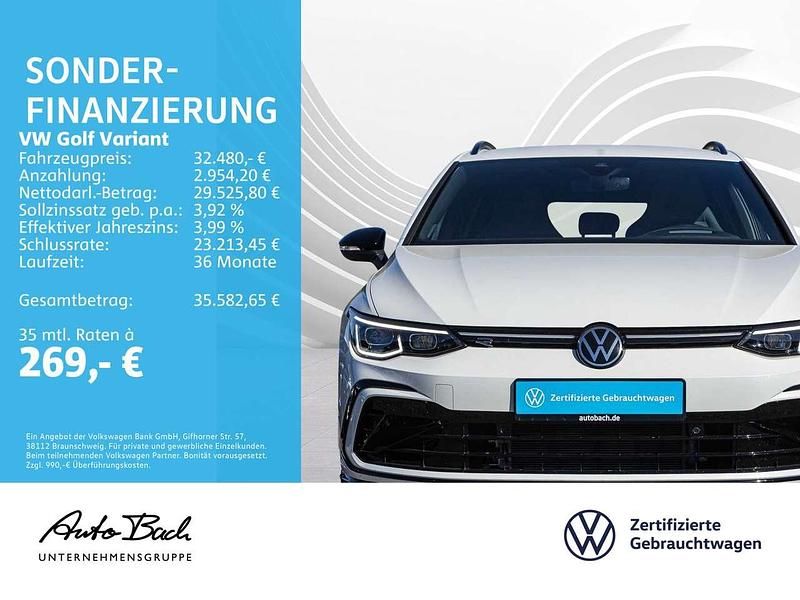 Usata VW Golf VIII R-line 150 CV (110 kW) 2023 Bianco Station wagon