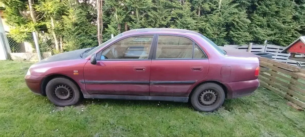 Gebraucht Mitsubishi Carisma 1999 Rot Limousine