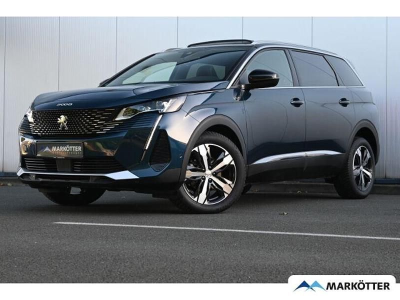 Blau Gebraucht 2023 Peugeot 5008 GTi Van / Kleinbus | 25.950 € (Superpreis) - Bild 1/4