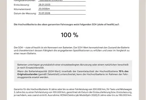 Gebraucht Hyundai Kona Trend 160 kW (218 PS) 2025 Weiß SUV