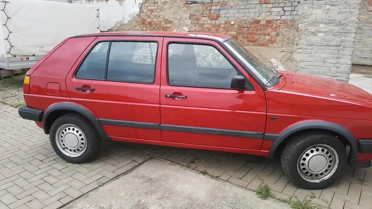 Gebraucht VW Golf II 55 PS (40 kW) 1990 Rot Kleinwagen