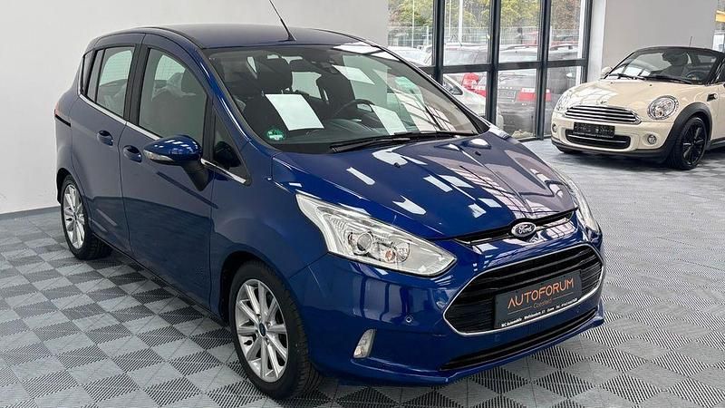 Blau Gebraucht 2017 Ford B-MAX Titanium Van / Kleinbus | 8.499 € - Bild 1/4