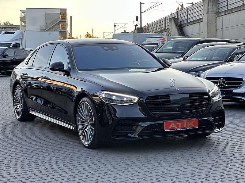 Obsidianschwarz me (metallic) Gebraucht 2022 Mercedes S400 AMG Limousine | 119.880 € - Bild 1/4