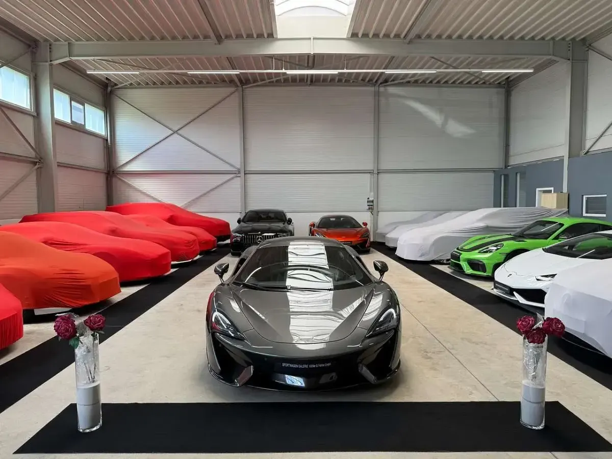 Brugt McLaren 570S 570 HK (419 kW) 2018 Grå Coupe