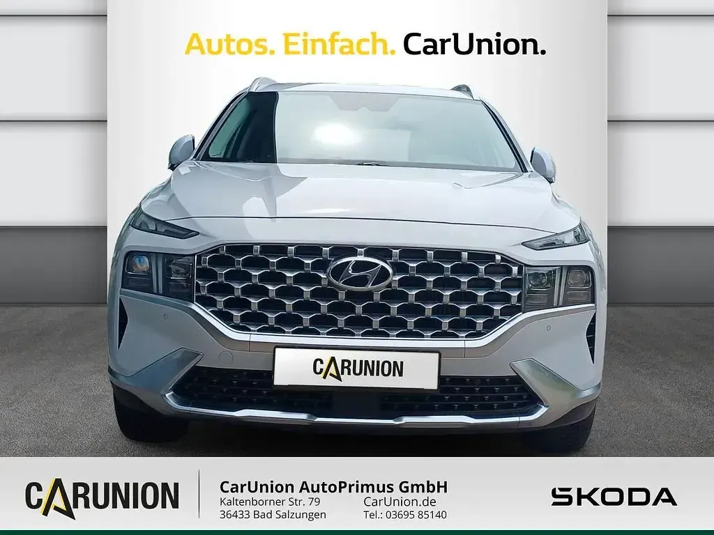 Gebraucht Hyundai Santa Fe Trend 179 PS (131 kW) 2021 Weiß SUV