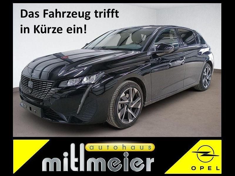 Schwarz perla nera schwarz met. Gebraucht 2024 Peugeot 308 Allure Limousine | 19.985 € (Superpreis) - Bild 1/3
