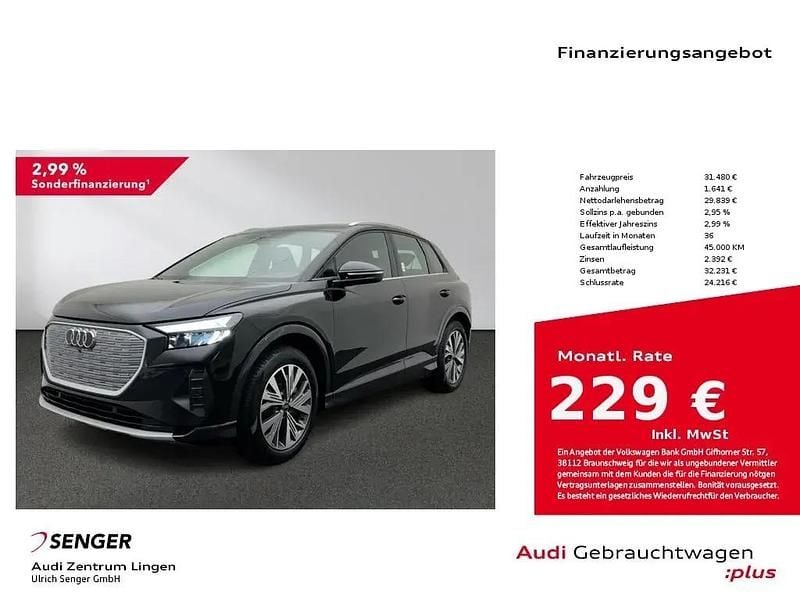 Gebraucht Audi Q4 e-tron Advanced 150 kW (204 PS) 2023 Mythosschwarz metallic SUV