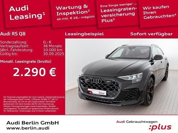Schwarz (mythosschwarz metallic) Gebraucht 2025 Audi RS Q8 Performance SUV | 175.991 € (Superpreis) - Bild 1/3