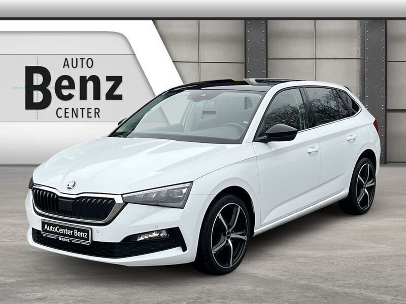Moonweiß met. Gebraucht 2019 Skoda Scala Style Kleinwagen | 15.990 € (Fairer Preis) - Bild 1/4