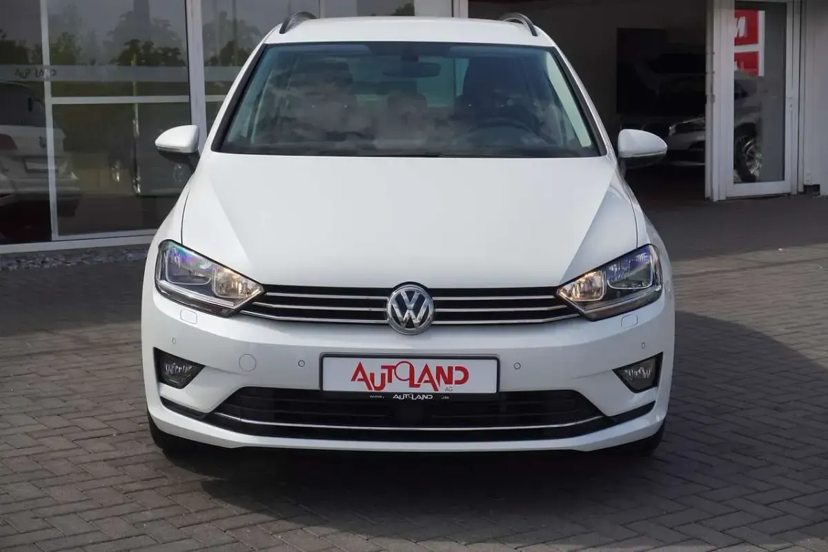Gebraucht VW Golf Sportsvan Sound 110 PS (80 kW) 2017 Weiß Van / Kleinbus