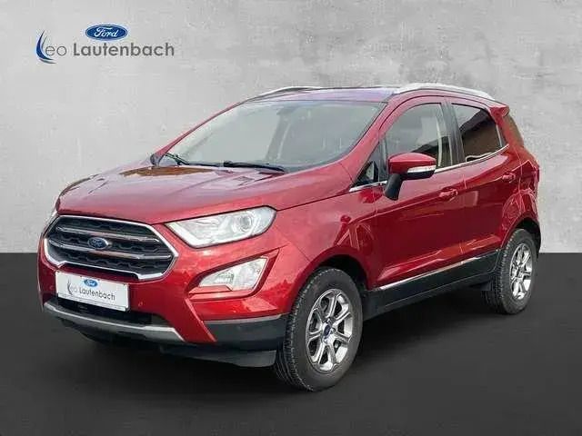 Rubyrot (metallic) Gebraucht 2018 Ford Ecosport Titanium SUV | 14.500 € (Fairer Preis) - Bild 1/4