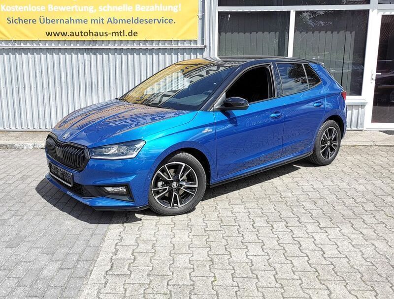 Blau Gebraucht 2024 Skoda Fabia Monte Carlo Kleinwagen | 20.990 € (Fairer Preis) - Bild 1/4