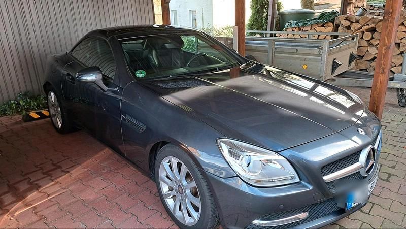 Gebraucht Mercedes SLK200 2012 Blau Cabrio