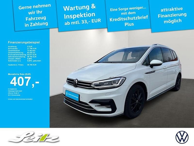 Gebraucht VW Touran Highline 150 PS (110 kW) 2024 Weiß Van / Kleinbus