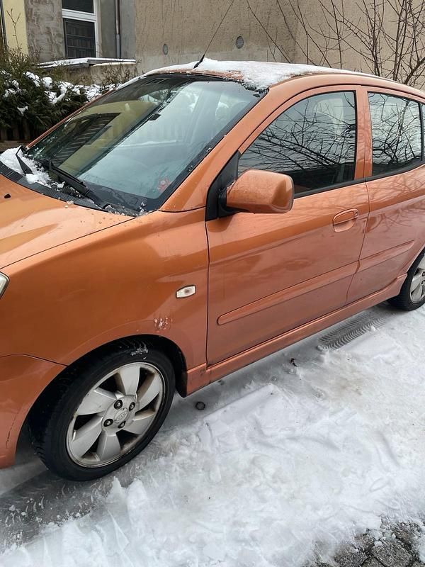 Gebraucht Kia Picanto 55 PS (40 kW) 2005 Orange Kleinwagen