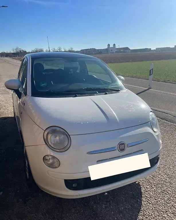 Gebraucht Fiat 500 Lounge 69 PS (50 kW) 2009 Weiß Cabrio