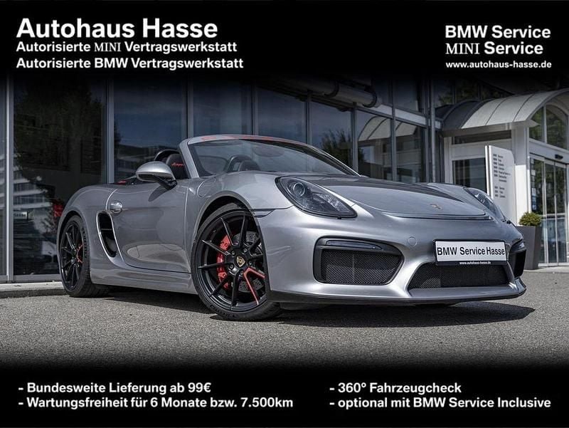 Silber Gebraucht 2016 Porsche Boxster Chrono Cabrio | 95.890 € (Guter Preis) - Bild 1/4