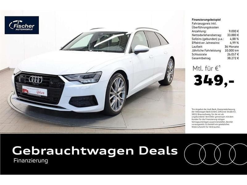 Weiss Gebraucht 2022 Audi A6 S-Line Kombi | 42.880 € (Fairer Preis) - Bild 1/4