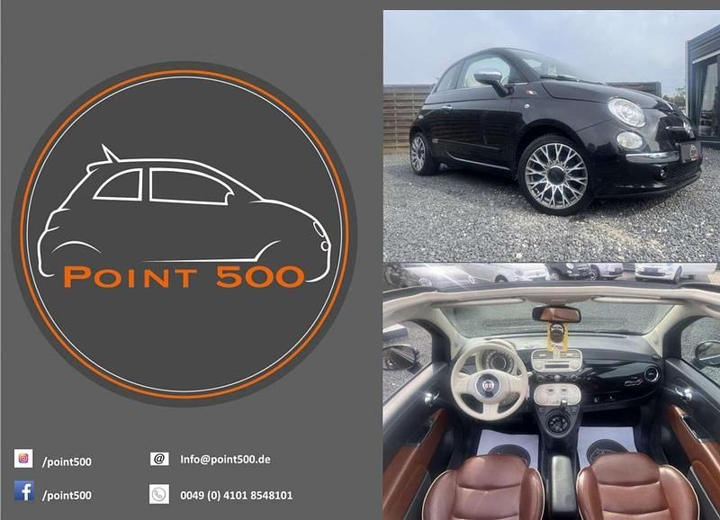 Schwarz Gebraucht 2012 Fiat 500C Cabrio | 8.980 € (Fairer Preis) - Bild 1/4