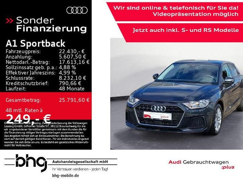 Manhattangrau metallic Gebraucht 2024 Audi A1 Advanced Kleinwagen | 22.430 € (Fairer Preis) - Bild 1/4