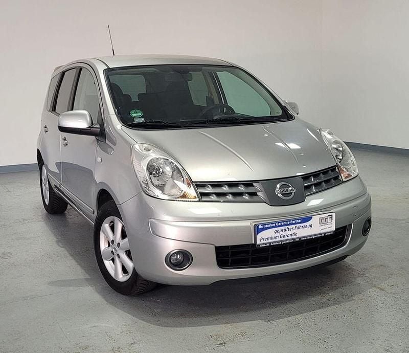 Gebraucht Nissan Note Acenta 88 PS (64 kW) 2008 Silber Kleinwagen