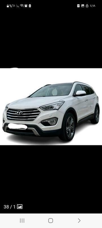 Weiß Gebraucht 2015 Hyundai Grand Santa Fe Premium SUV | 18.500 € (Fairer Preis) - Bild 1/4
