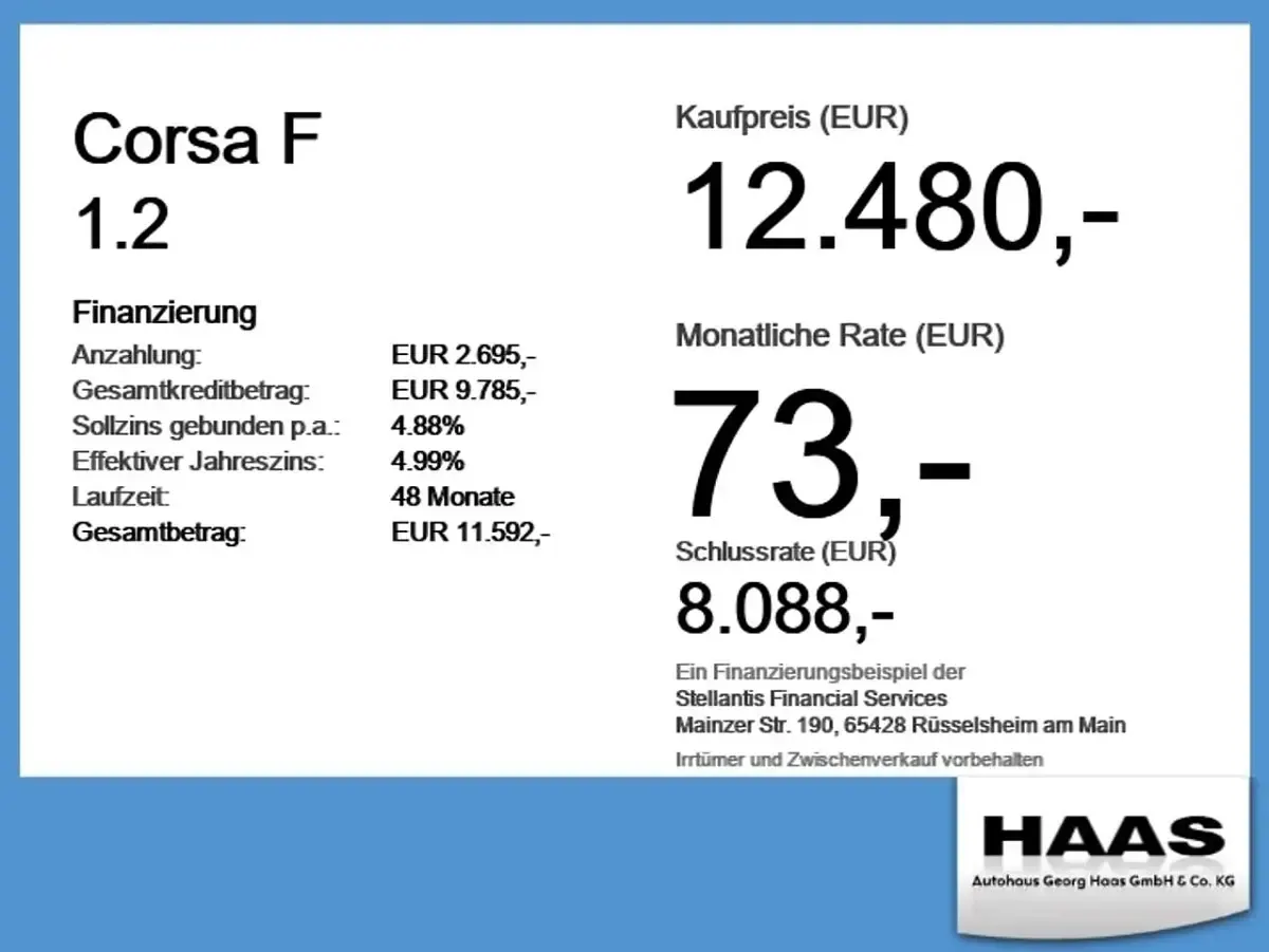 Używany Opel Corsa Edition 75 KM (55 kW) 2022 Czerwony Hatchback
