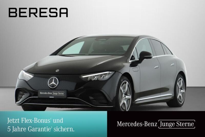 Metalliclack obsidianschwarz Gebraucht 2022 Mercedes EQE350 AMG SUV | 45.480 € - Bild 1/3