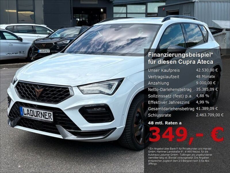 Weiss Gebraucht 2024 Cupra Ateca SUV | 42.530 € (Teuer) - Bild 1/4