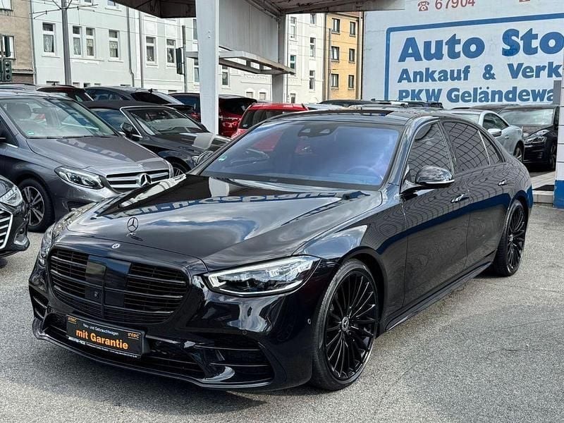 Schwarz Gebraucht 2021 Mercedes S500 AMG line Limousine | 73.900 € (Superpreis) - Bild 1/4