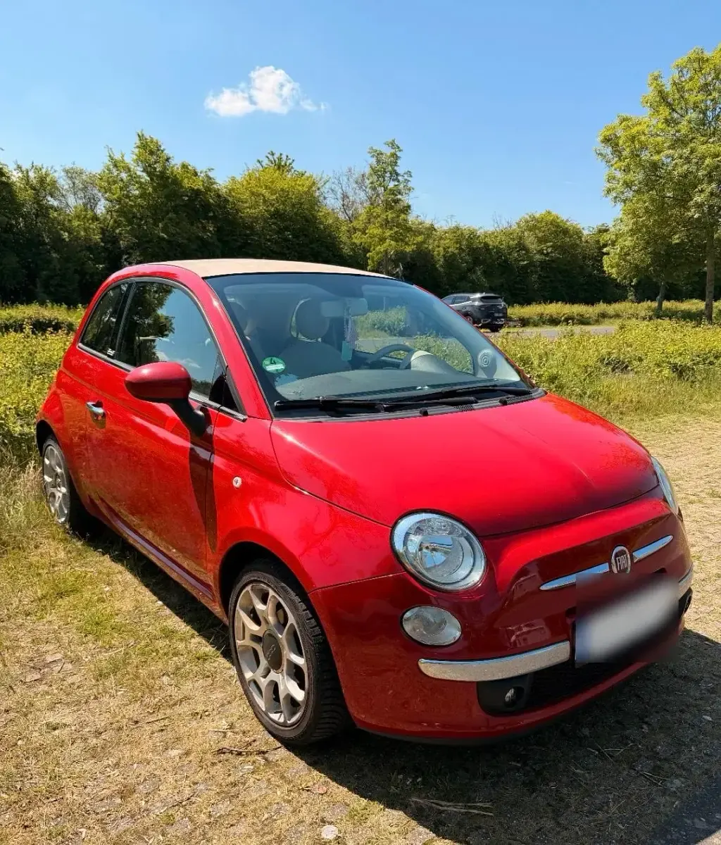 Gebraucht Fiat 500 69 PS (50 kW) 2013 Rot Cabrio