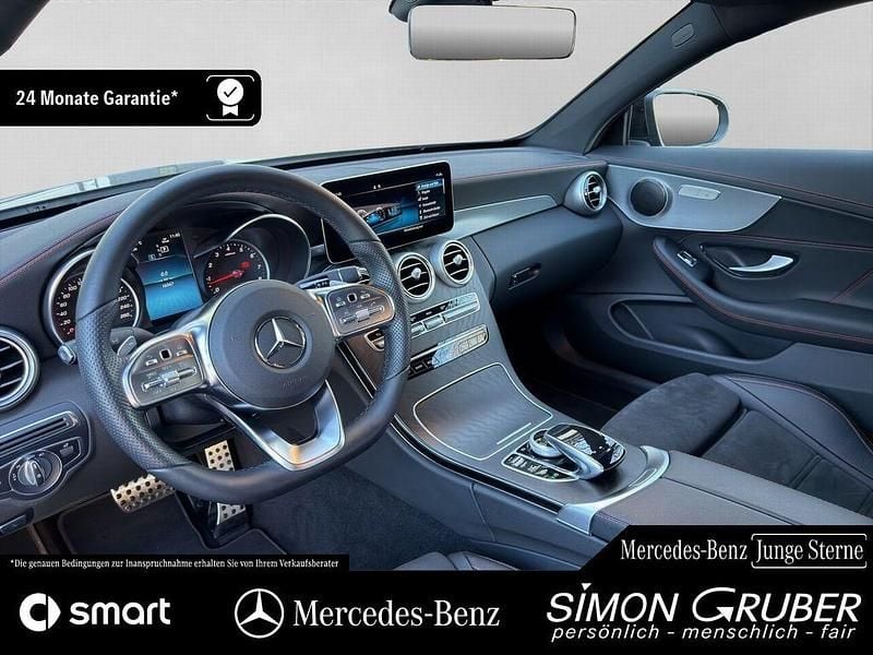 Gebraucht Mercedes C180 AMG 156 PS (114 kW) 2022 Schwarz Coupé