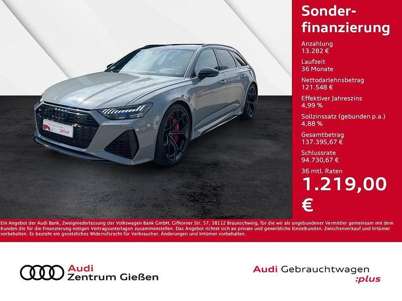 Nardograu Gebraucht 2024 Audi RS6 Performance Kombi | 134.830 € (Fairer Preis) - Bild 1/4