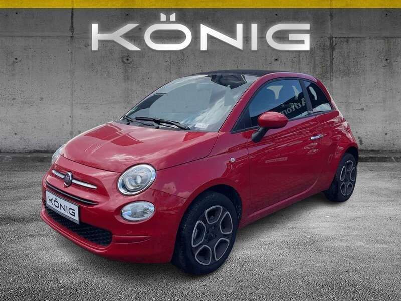 Rot Gebraucht 2023 Fiat 500C Club Cabrio | 12.997 € (Superpreis) - Bild 1/4