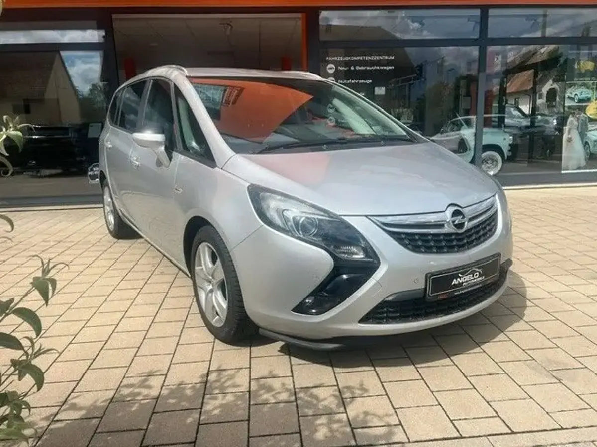 Gebraucht Opel Zafira Tourer Style 165 PS (121 kW) 2016 Silber Van / Kleinbus