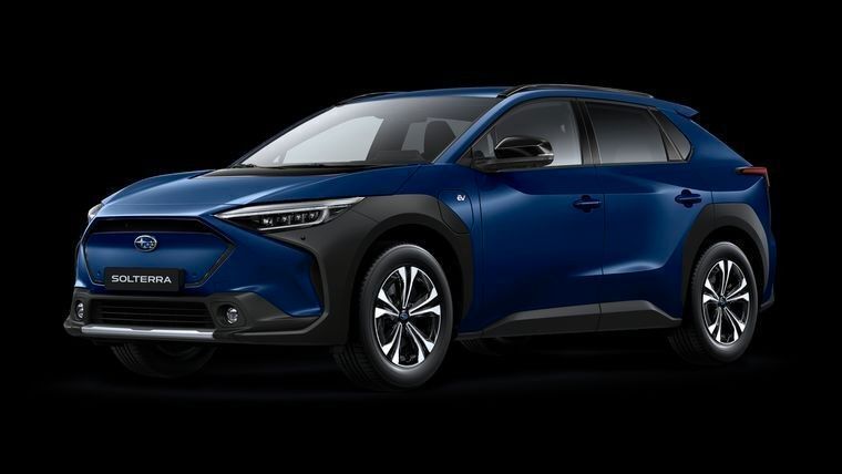 Blau Neu 2025 Subaru Solterra Platinum SUV | 57.655 € - Bild 1/1