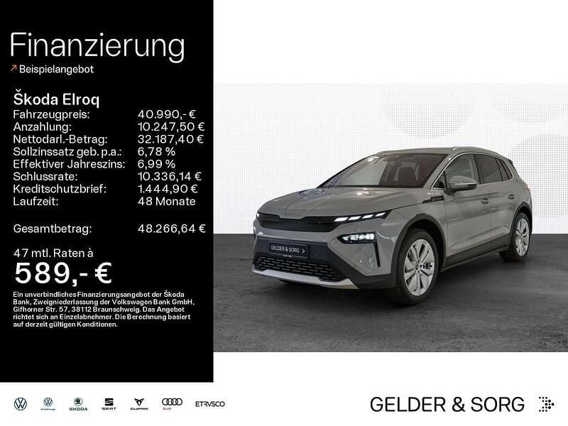Stahlgrau Gebraucht 2025 Skoda Elroq Loft SUV | 40.990 € (Superpreis) - Bild 1/3