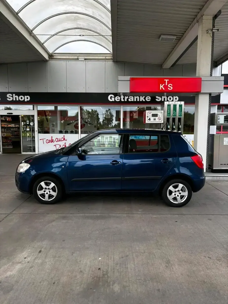 Gebraucht Skoda Fabia 2007 Blau Kleinwagen