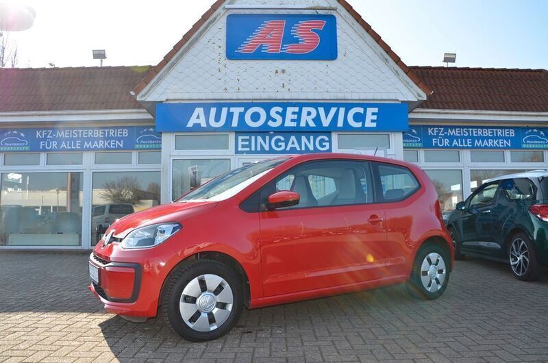Rot Gebraucht 2021 VW up! Kleinwagen | 9.990 € (Guter Preis) - Bild 1/4