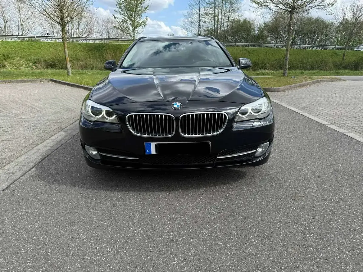 Brugt BMW 525 204 HK (150 kW) 2011 Sort Stationcar