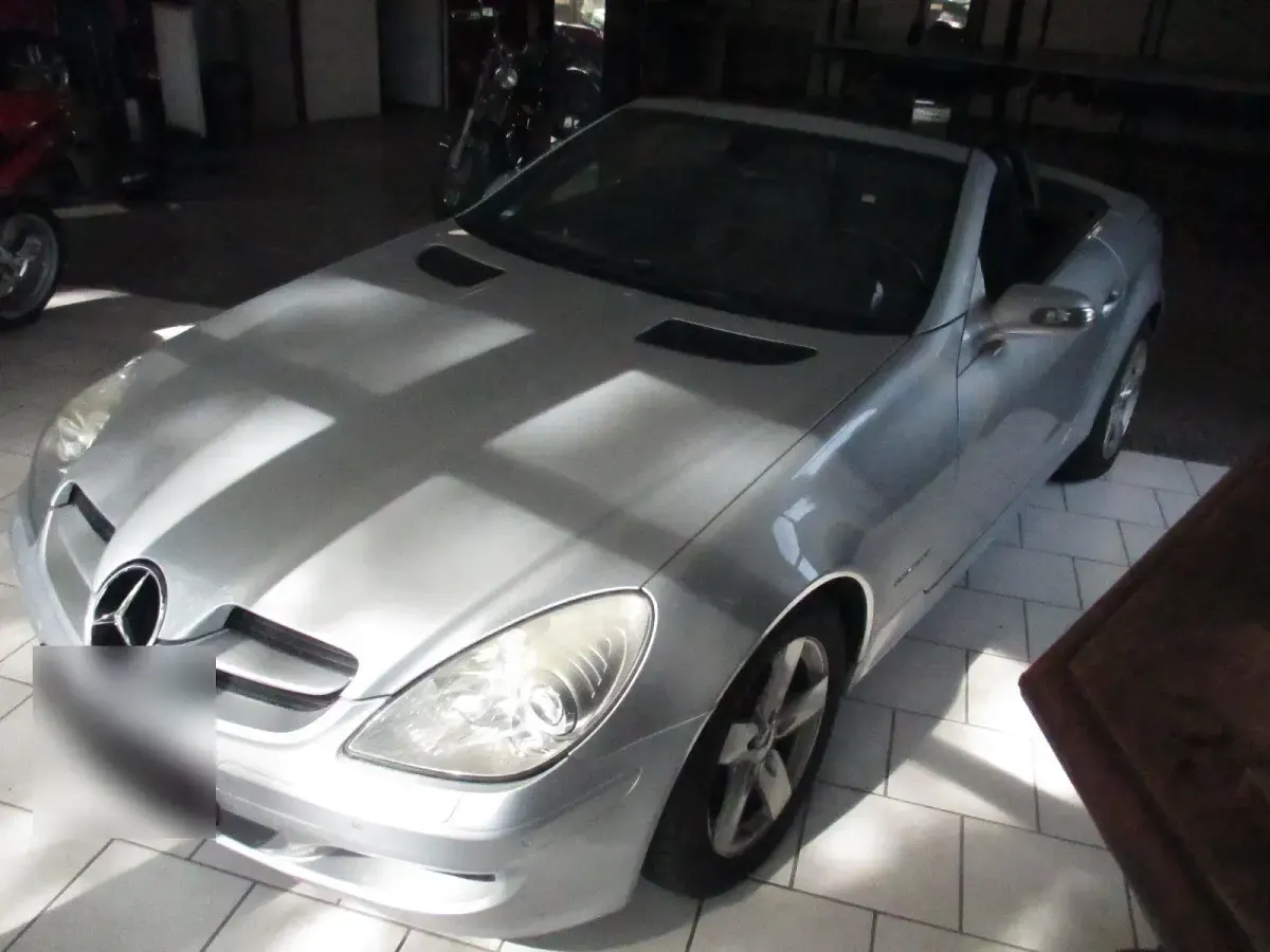 Gebraucht Mercedes SLK200 163 PS (119 kW) 2004 Silber Cabrio