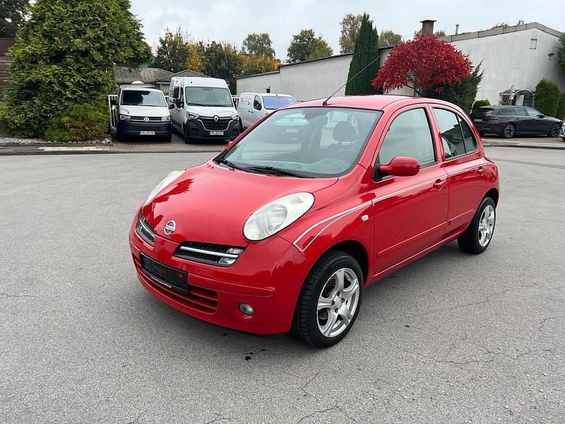 Rot Gebraucht 2005 Nissan Micra Kleinwagen | 2.480 € (Teuer) - Bild 1/4