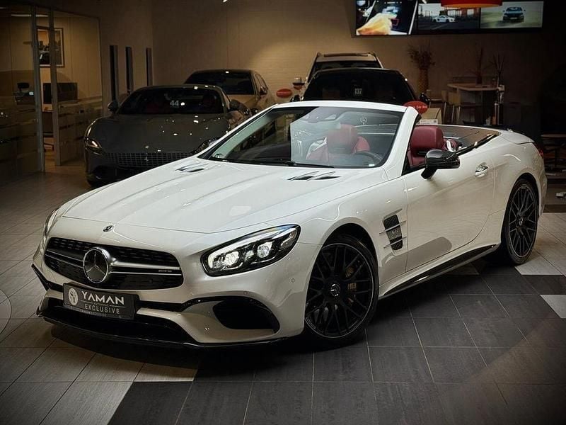 Weiß Gebraucht 2019 Mercedes SL63 AMG AMG Cabrio | 105.850 € (Guter Preis) - Bild 1/4